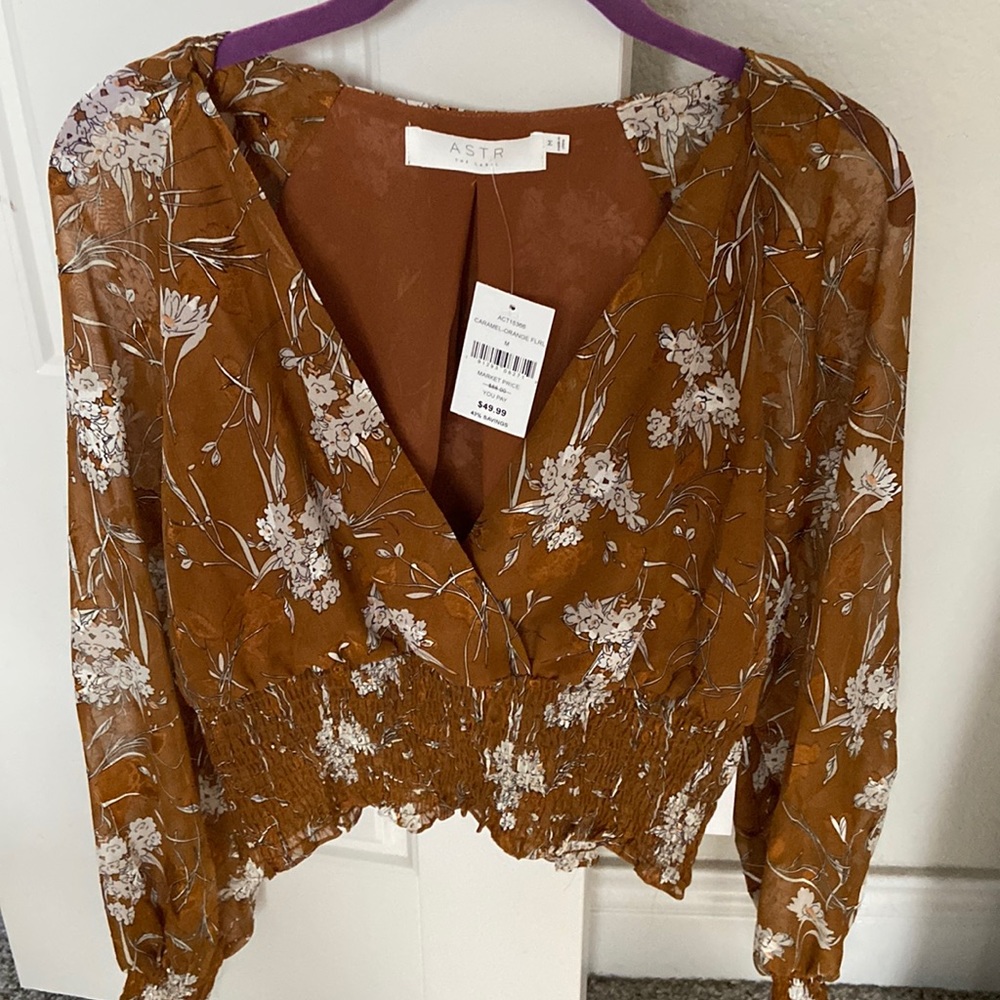 “ASTR The Label” Midriff length.  Absolutely Stunning.  New with tags.